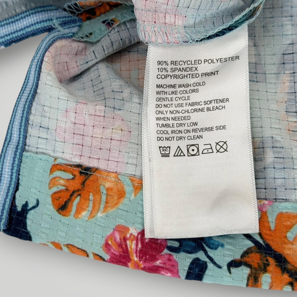 Tommy Bahama Big 3X Blue Toucan Hawaiian Camp Shirt Resort Button Up‎ - Picture 7 of 8